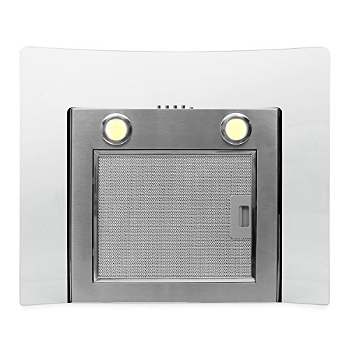 Klarstein GL60WS Dunstabzugshaube Wandabzugshaube aus Edelstahl mit Glasesse - 4