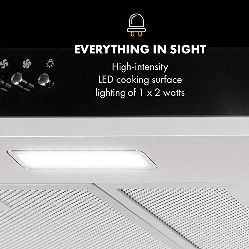 Klarstein Contempo Unterbauhaube – Dunstabzugshaube – Abluft/Umluft – 60 cm - 7