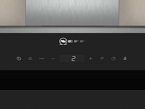 Neff D95IPP1N0 Dunstabzugshaube schräg N70 / 90cm / Abluft oder Umluft / EfficientDrive / TouchControl / Energieeffizienz A / Klarglas / schwarz - 3