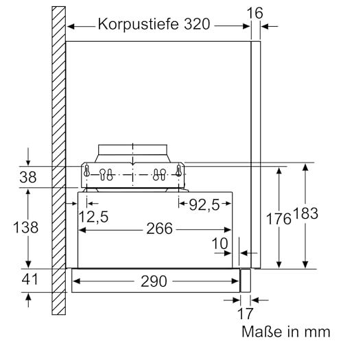 SIEMENS LI64LB531 iQ300 Flachschirmhaube/LED-Beleuchtung/iQ Drive Motor - 15