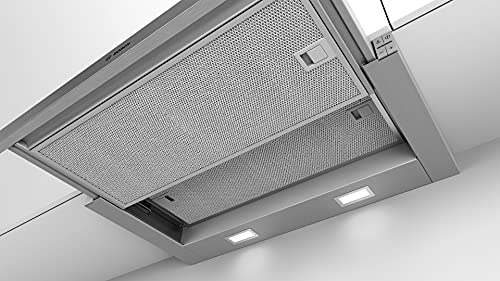 Bosch Hausgeräte DFL064A52 Serie 4 Flachschirmhaube, 60 cm breit, Um- & Abluft, Made in Germany, EcoSilence Drive leiser und effizienter Motor, LED-Beleuchtung gleichmäßige Ausleuchtung, Silber - 3