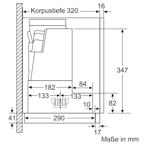 Bosch DFR067A52 Serie 4 Flachschirmhaube, 60 cm breit, Um- & Abluft, Made in Germany, leise - 14