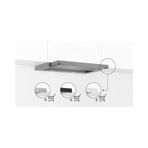 Bosch DFR067A52 Serie 4 Flachschirmhaube, 60 cm breit, Um- & Abluft, Made in Germany, leise - 5
