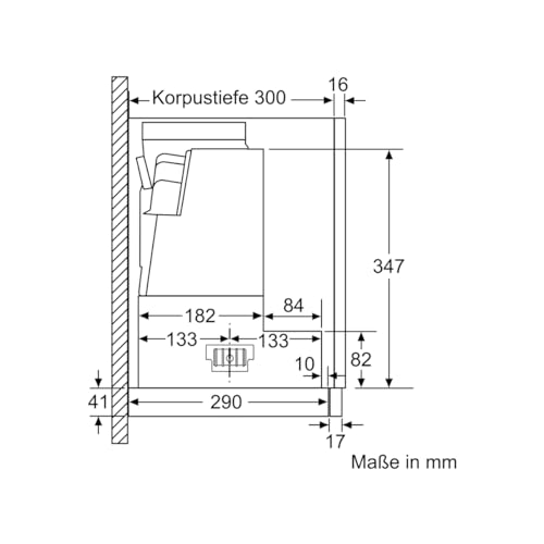 Bosch DFR067A52 Serie 4 Flachschirmhaube, 60 cm breit, Um- & Abluft, Made in Germany, leise - 6