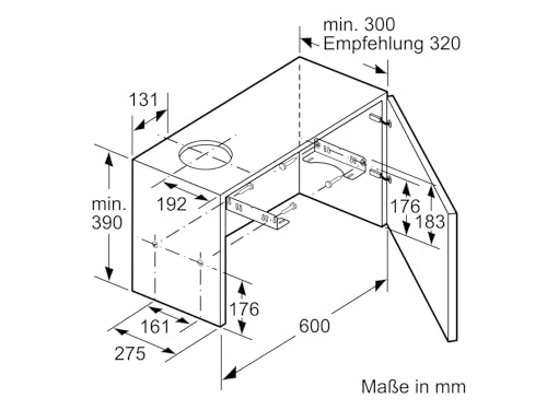 Siemens LI63LA526 iQ100 Flachschirmhaube / LED-Beleuchtung / leiser Motor - 5