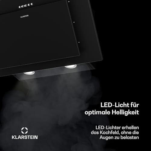 Klarstein Dunstabzugshaube 60cm, Abluft – Umluft Dunstabzugshaube mit Spülmaschinenfestem Filter – Leise Abzugshaube - 5