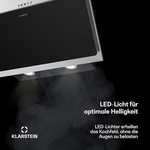 Klarstein Dunstabzugshaube 60cm, Abluft-Dunstabzugshaube mit Spülmaschinenfestem Filter aus Aluminium - 5