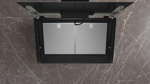 Siemens LC81KAN60 iQ500, Wandesse, 60 cm, Schwarz mit Glasschirm, cookConnect System - Wandesse und Kochfeld, LED-Beleuchtung, Europas leistungsstärkste Schrägesse im Umluftbetrieb - 7