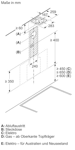 Siemens LC67KFN20, iQ300 Smarte Dunstabzugshaube, 60 cm breit, Wandmontierte Kopffreihaube, Made in Germany, Abluft/Umluft, Besonders leise, Touch- oder Kochfeld-Steuerung, LED-Beleuchtung, Weiß - 10