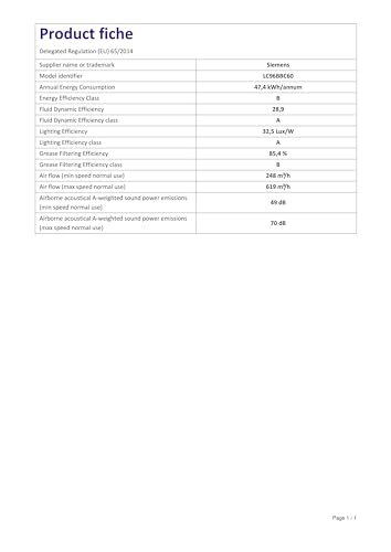 Siemens LC96BBC60 iQ100 Wandesse, 90 cm breit, Umluft oder Abluft, LED-Beleuchtung, 3 Leistungsstufen - 9