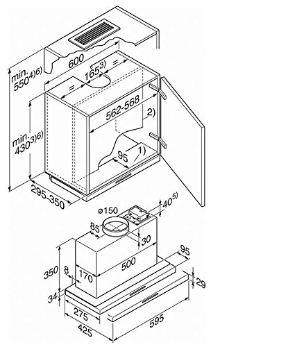 Miele DA3466 EDST 230/50 TLK Flachschirmhaube - 2